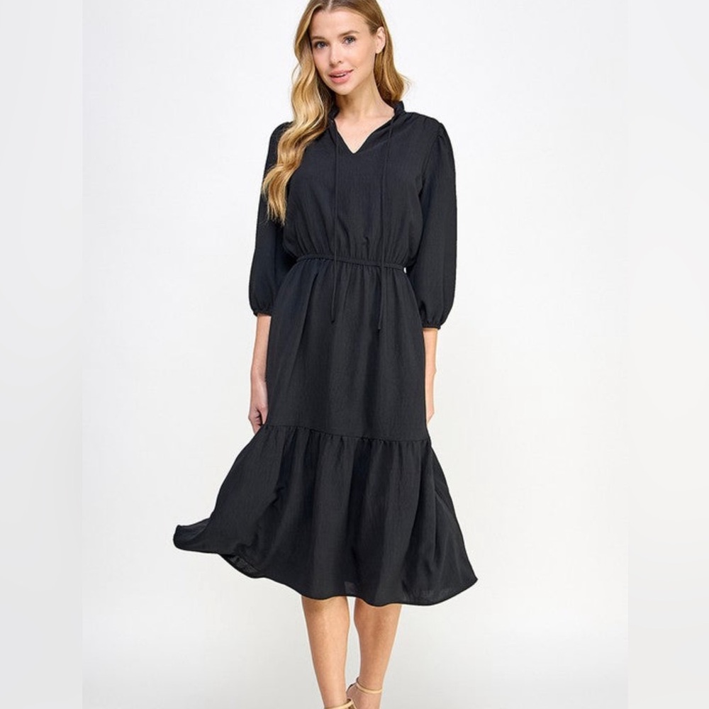 Black Midi Dress